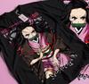 100% Cotton TOPS UNISEX TEES MENS WOMENS Nezuko T-Shirt Demon Slayer Kimetsu No Yaiba Anime Mitsuri Kanroji Tee Gift 247