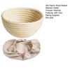 Bread Proofing Basket with Liner Oval Round Banneton Dough Proofing Bowls Handmade Sourdough Bread Rattan Fermentation Basket Baking Supplies