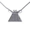 HUSUEU New Design Antique Silver Vintage Styles Lucky Soul Lock Hmong Pendant Necklace Fair Jewelry
