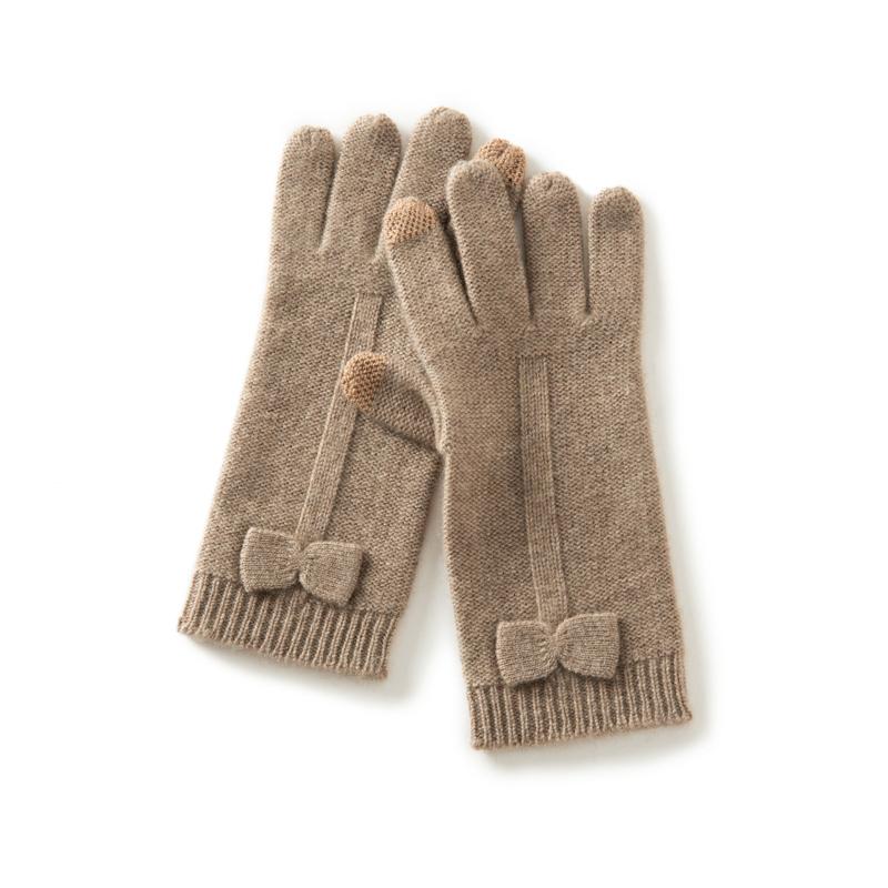 Women's cashmere gloves, Qinghe cashmere, 100% cashmere, autumn and winter gloves, warm, fashionable,
