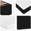 Ottoman Bed with Mattress Black 180x200 cm Velvet