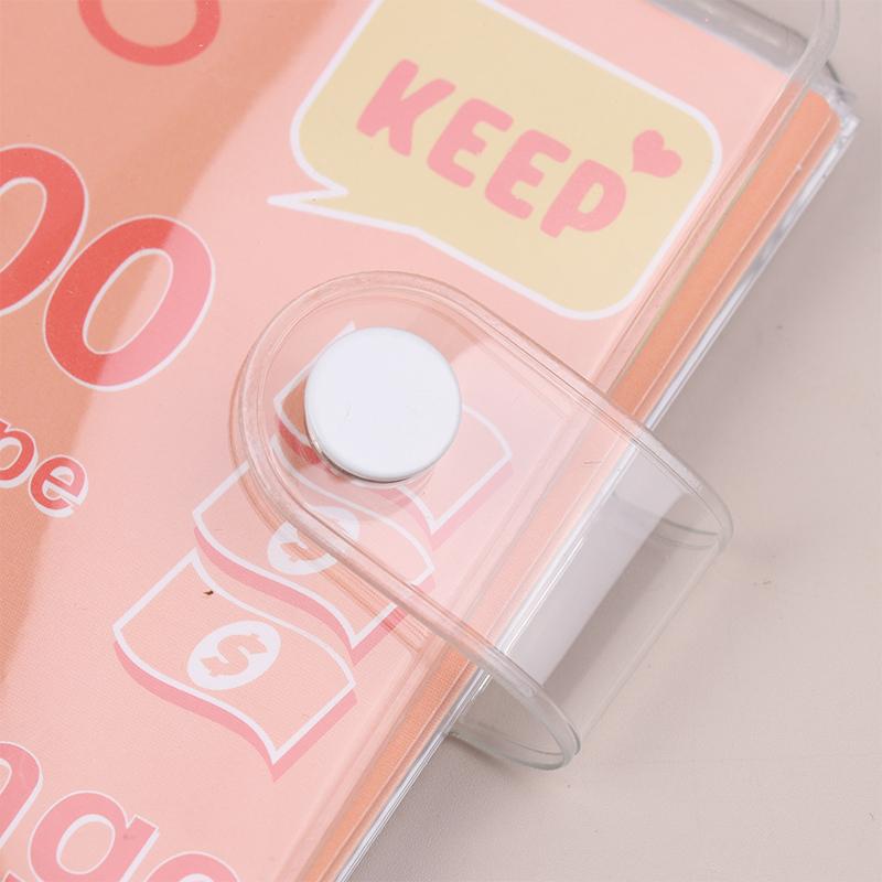 Mini Binder Money Saving Binder $150/300/500/1000 Savings Challenge Binder Envelope Savings Notebook Cash Budget Storage Book