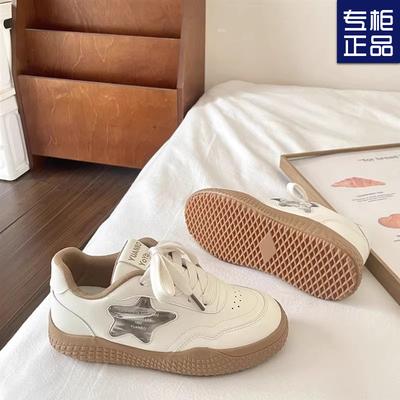 2024 осень новые оригинальные нишевые не коллизионные кроссовки для скейтбординга женские универсальные повседневные белые туфли на платформе струящиеся звездные туфли