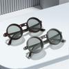 20 sunglasses small round frame sunglasses manual adjustable outdoor fishing cross