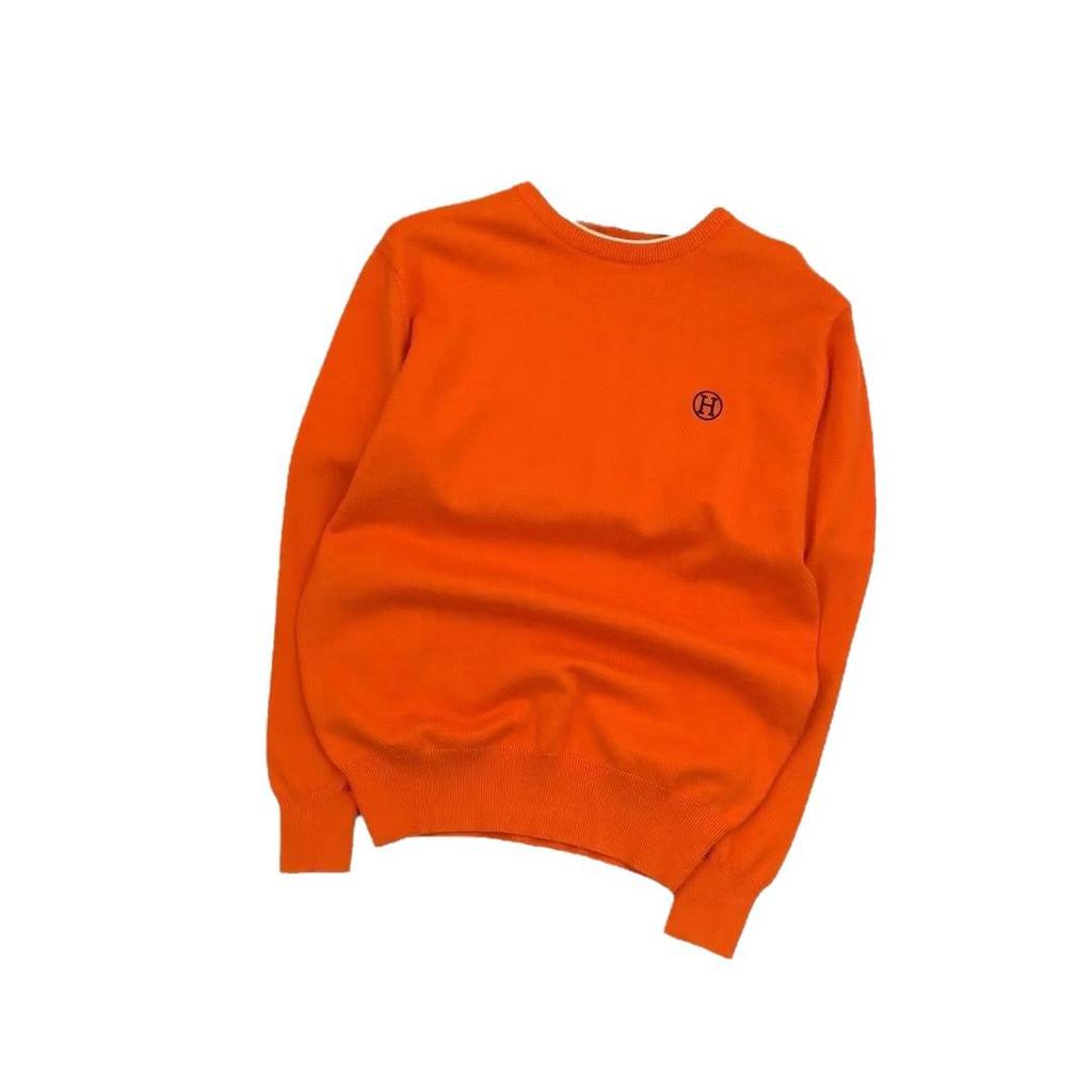 Модный мужской вязаный свитер с вышивкой, круглый вырез - Теплый, Роскошный и Универсальный для Осени/Зимы.