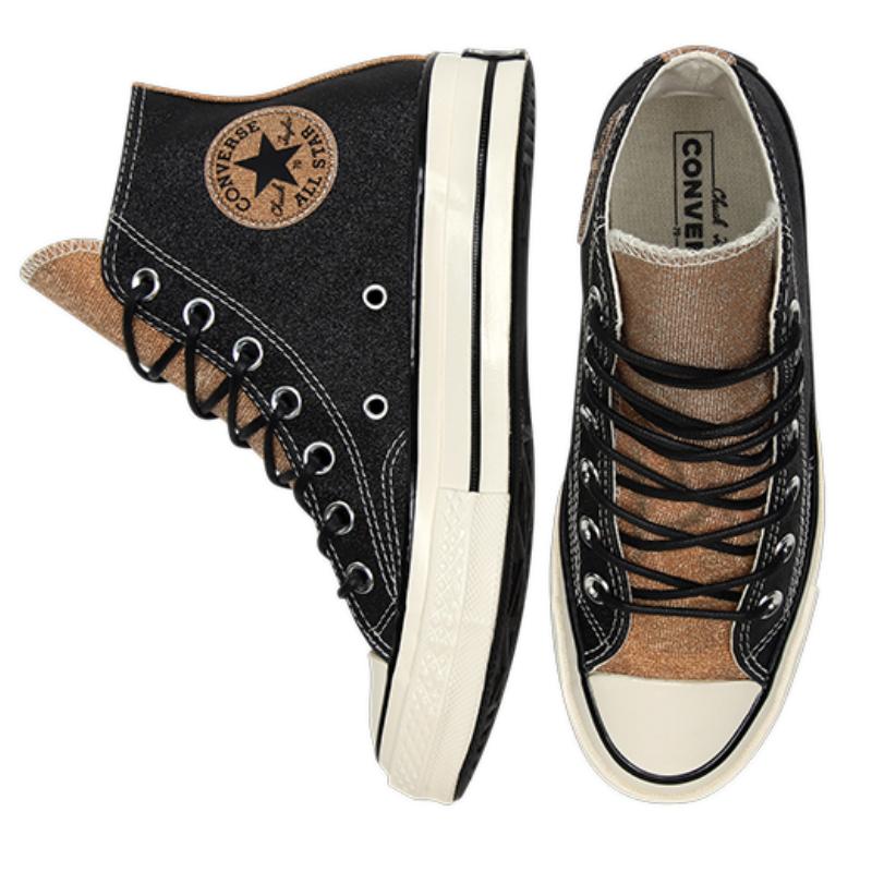 Converse 1970-е Удобные и Универсальные Высокие Кеды Женские Черные и Коричневые
