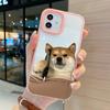 Прозрачный чехол для телефона с милой собакой 3 в 1 для iPhone 14 Pro Max, чехол для iPhone 13 15 12 11 Pro Max XR XS 7 8 Plus SE, мягкий чехол с рисунком кота
