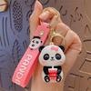Cute Pandas Car Key Chain Pendant Cartoon Pendant Keychain Delicate Simple Key Chain for Girls Couple Bag Gifts