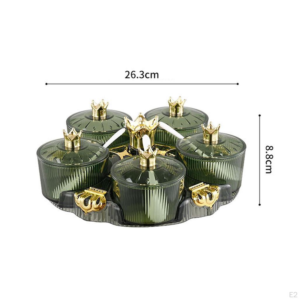 Поднос для сервировки с конфетами и орехами, держатель для сухофруктов и тарелки, поднос для закусок, роскошная коробка для приправ