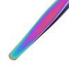 1Pc Multicolor  Stainless Steel Eyelashes Tweezers Curved Straight For Eyelash Tongs False Clip Professional For Lashes Extension Tools