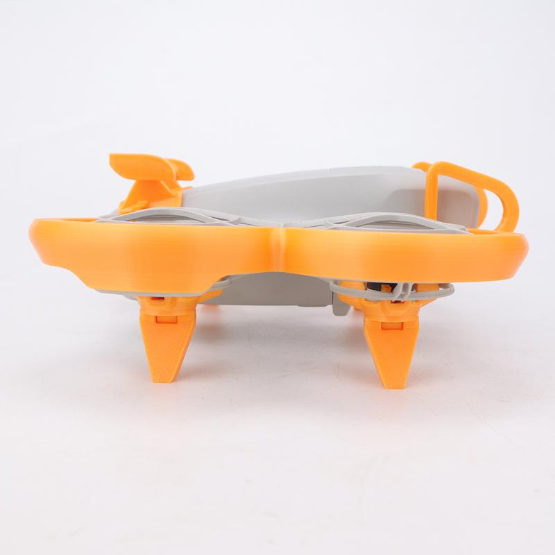 for DJI Neo Gimbal Bumper Crash Bar Plastic for NEO Folding Height Increase Kickstand Tail Fin Protection Ring Set Orange Gray