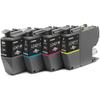 Pack of 4 LC421VAL Ink Cartridges - BROTHER - Black, Cyan, Magenta and Yellow Standard Capacity of 200 Pages - For DCP-J1050DW