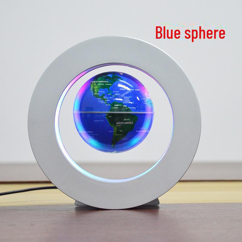 Светящийся русский магнитный левитационный глобус - креативный подарок и сувенир на выпускной