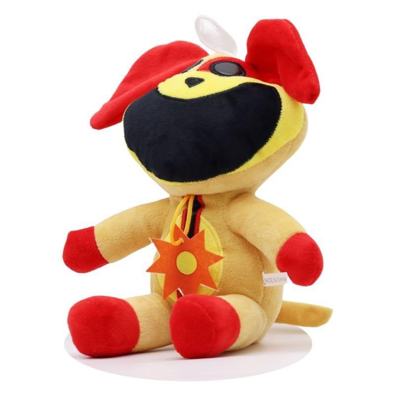 Мягкие игрушки Poppy Playtime Smiling Critters 30 см фиолетовые в лежачем положении супермягкий короткий плюш коллекция животных