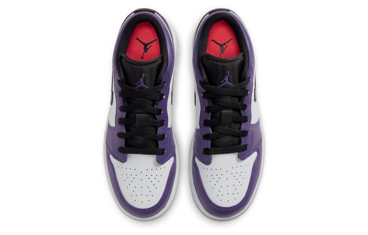 Jordan 1 Низкий суд Пурпурный Белый GS 553560-500