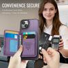 For iPhone 15 Magnetic Case CASEME ME80 Series Leather PC TPU Phone Cover with Detachable Wallet