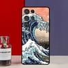 Чехол-фунда для Samsung Galaxy S25 Ultra S9 S10 S20 S21 S22 Plus S23 Ultra S24 FE с изображением «Большая волна у Канагавы»