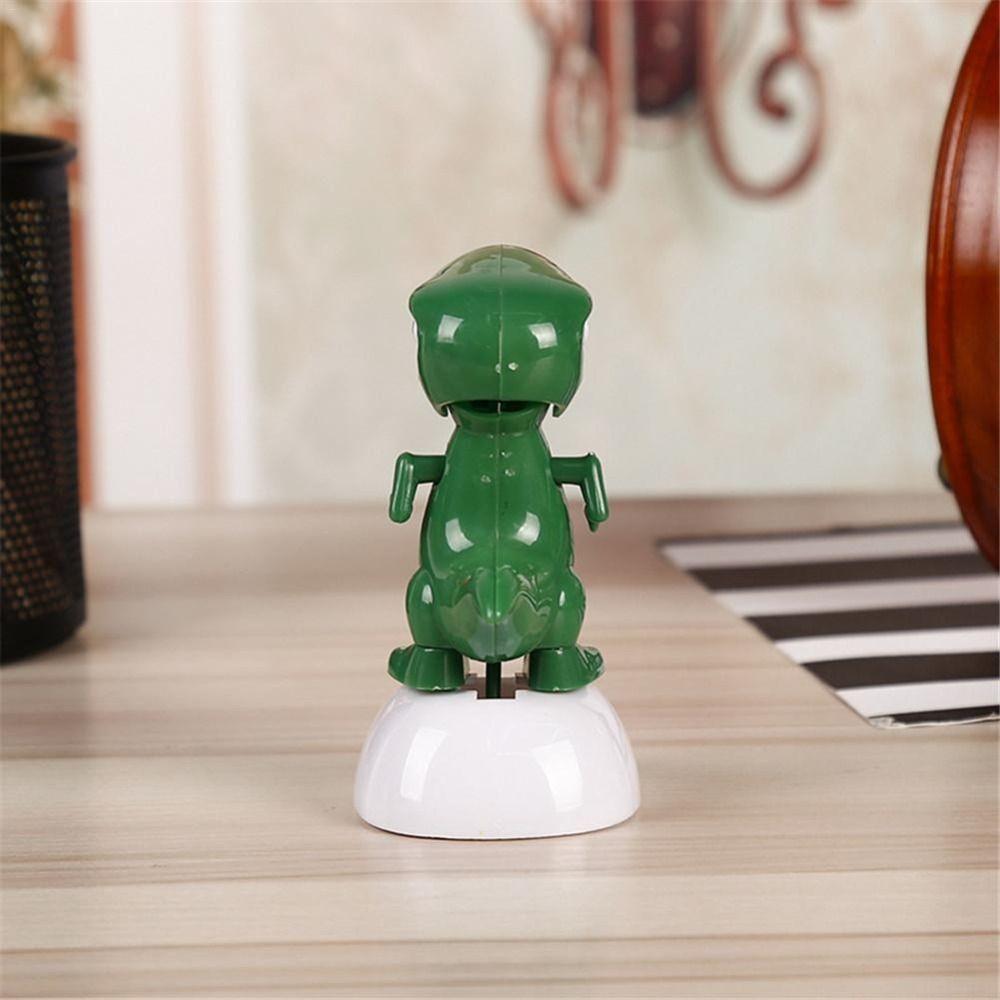 Car Ornament Dinosaur Car Ornaments Solar Dinosaur Figure Car Dashboard Decor Shaking Head Dinosaur