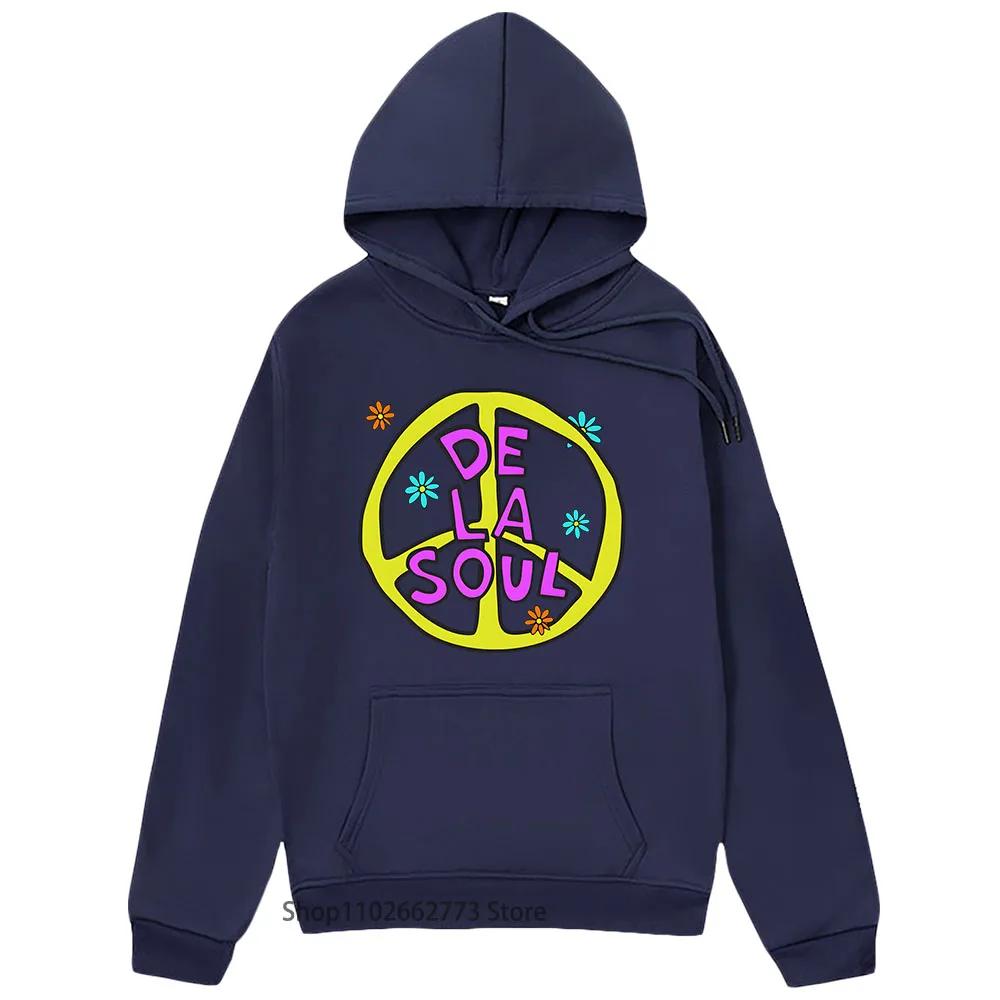 De La Soul Music Hoodies High Street Sweatshirt Fashion Anime Streetwear Женская одежда Топ Harajuku Pullovers