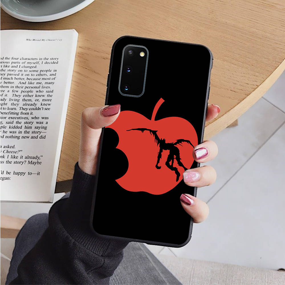 AD99 Death Note Anime Black Case for iPhone 16 15 Plus 14 13 12 11 Pro 8 7 6S SE 5S X XR XS Max Realme C30 C33 C31 9I Huawei Y8P Y9 Sofe Cover