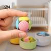 Kids Grip Training Tools Detachable Silicone Sensory Ball Toy, Mini Textured Colorful for Babies, Tactile Stimulation Stress Relief Toy Fine