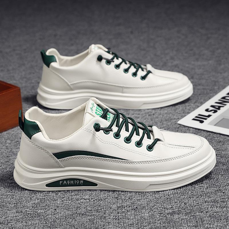 Мужские белые повседневные кроссовки 2024 года, осенняя вулканизированная обувь для мальчиков, теннисная спортивная обувь, мужские кроссовки с мягкой подошвой, мужская прогулочная обувь