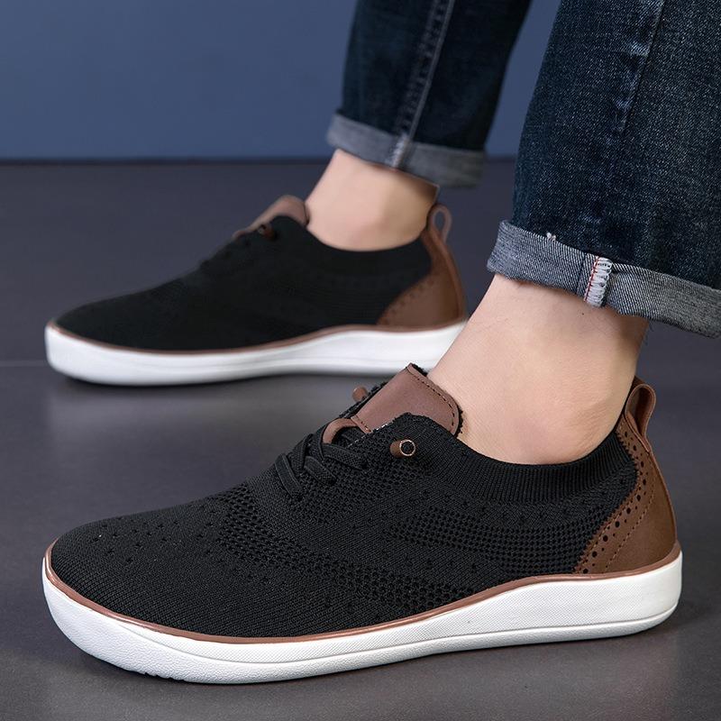 Men's Wide Barefoot Shoes Fashion Casual Sneakers Outdoor Light Walking Flats Large Size Man Shoes Breathable Mesh Shoes for Men