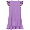 Kids Girls Anime Cartoon K-POP Animals Turtles Printed Zoey Ruffle Sleeveless Casual Dress