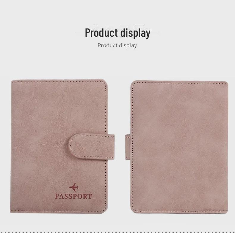 Новый многофункциональный держатель паспорта RFID: Удобная сумка из полиуретанового материала для путешествий и хранения документов.