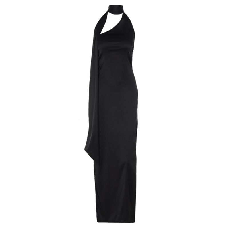Women's Clothing 2024 Summer New Arrival Fashion Wind Fashionable, Elegant and Sexy Backless Slit Dress