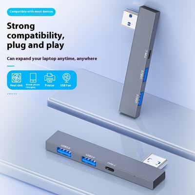 USB HUB 3,0 Type C 3,1 4-портовый мульти-USB-сплиттер-расширитель, высокоскоростной адаптер OTG для Xiaomi Lenovo Macbook Pro, компьютерные аксессуары
