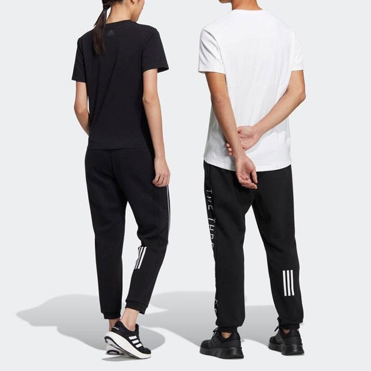 adidas Мужские джоггеры Essential Letter Print, черные, HM2682