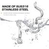 4-Piece Marine-Grade 316 Stainless Steel Deck Rings – Corrosion-Resistant Eye Straps For Boats, Kayaks, Awnings – Sizes 4-10mm – Securing & Hanging