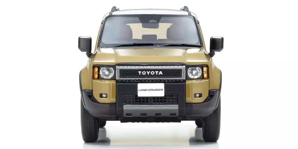 Kyosho Samurai Scale Toyota Land Cruiser 250 Готовая модель KSR18064BE 1/18 (бежевый)