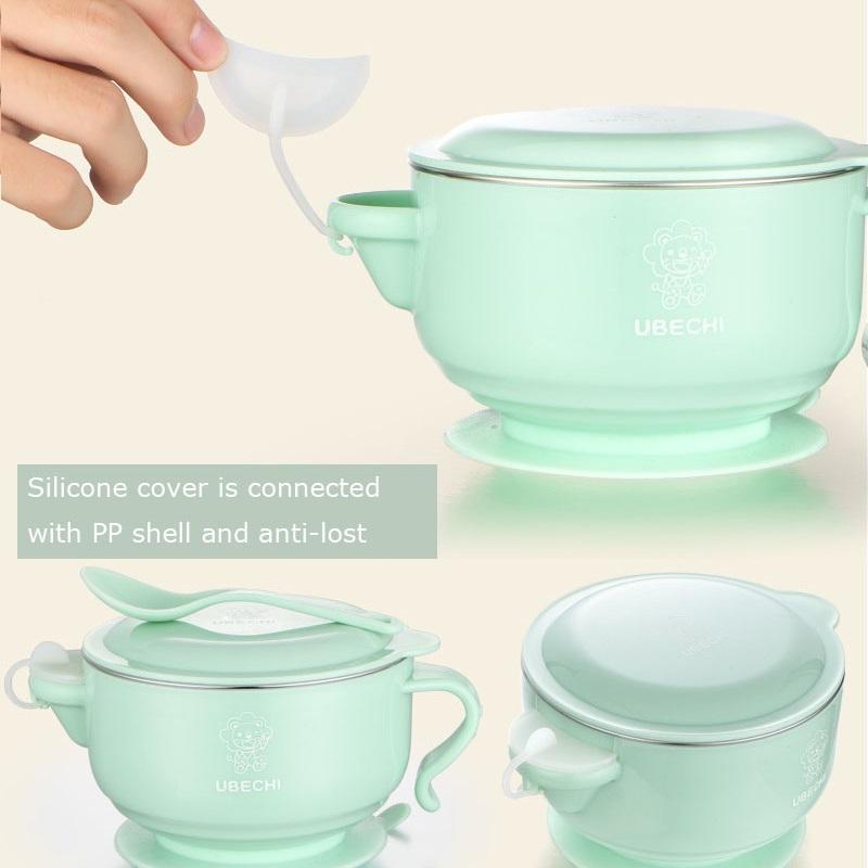 Изоляционная чаша для младенцев, теплая посуда для кормления, присоска, гаджеты