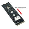 PCIe4.0 Compatible M.2 NVMe To OcuLink SFF-8611 SFF-8612 Adapters Supports U.2 U.3 SFF 8639 SSDs Installation