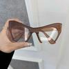 Fashion Luxurious Cat Eye Eyeglasses Frames Women Men Transparent Clear Brand Designer Optical Lovely Frame Oculos