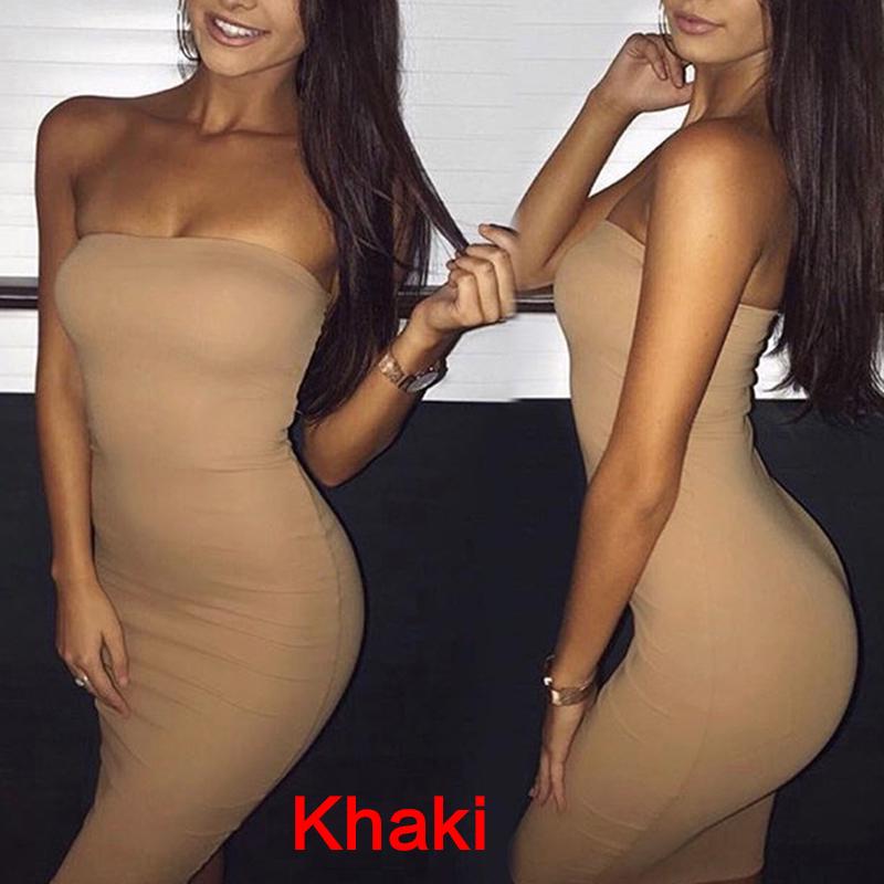 Женское длинное вечернее платье макси без рукавов с открытыми плечами и без бретелек