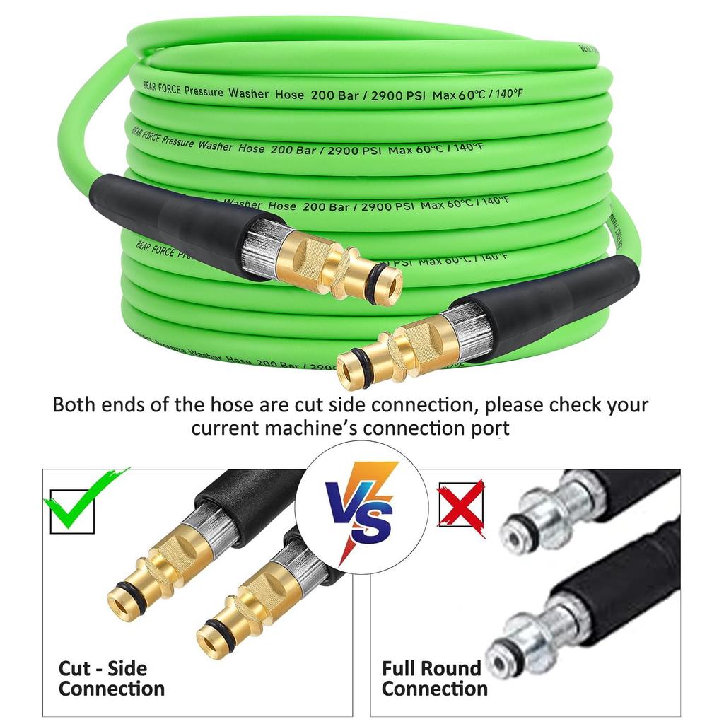 Сменный шланг для мойки высокого давления Супергибкий шланг 2900 PSI Шланг, устойчивый к перегибам, для Karcher K2-K7 Быстросъемный соединитель