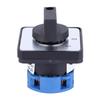 LW26-20 C02/1 Переключатель-селектор 2 положения 4 контакта AC 690В 20А Вращающийся кулачковый селектор Черный Синий Блокируемый тип
