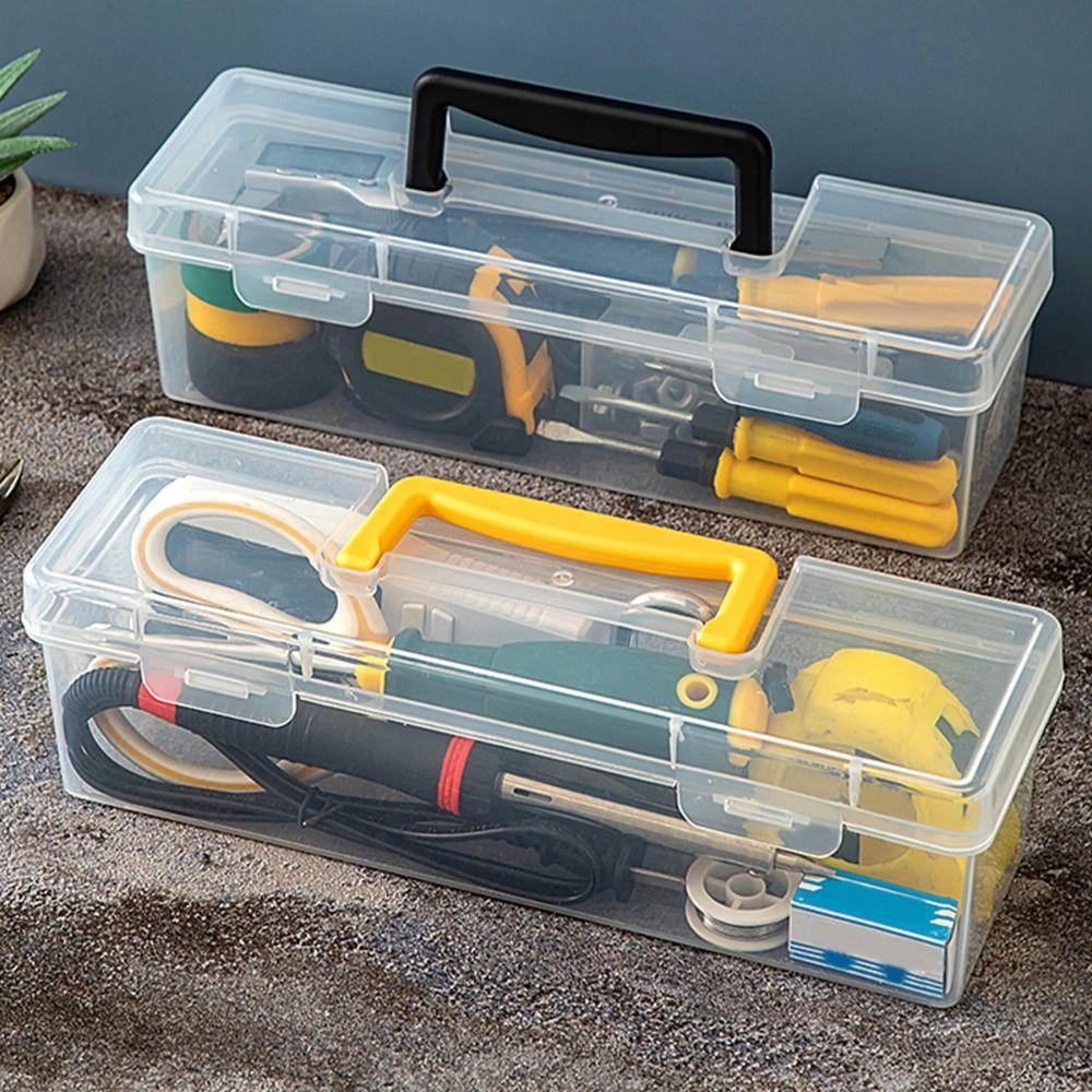 Transparent Storage Screw Box Impact-resistant Tool Storage Box Hardware Tool Box Organizer