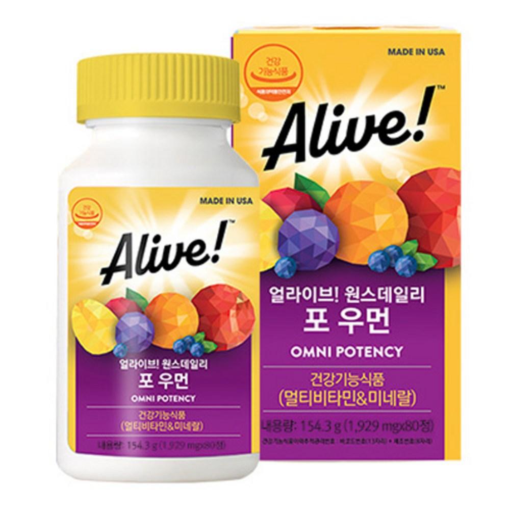 Alive Once Daily for Women Multivitamin 80 Tablets 1 pcs