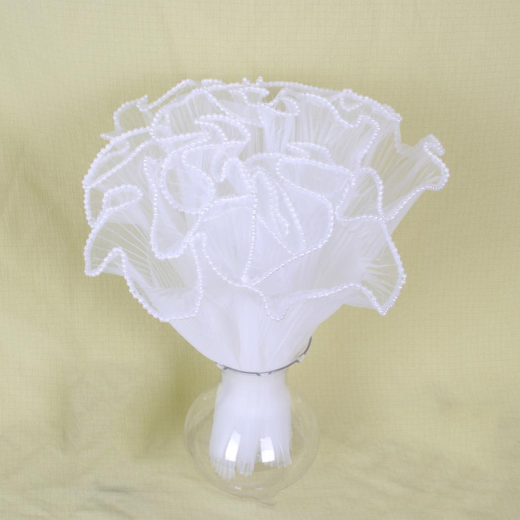 28 см x 400 см Бумага для упаковки цветов, жемчужная волна, пряжа, кружевная сетка, цветочный букет, подарок на День святого Валентина, упаковочный материал для вечеринок