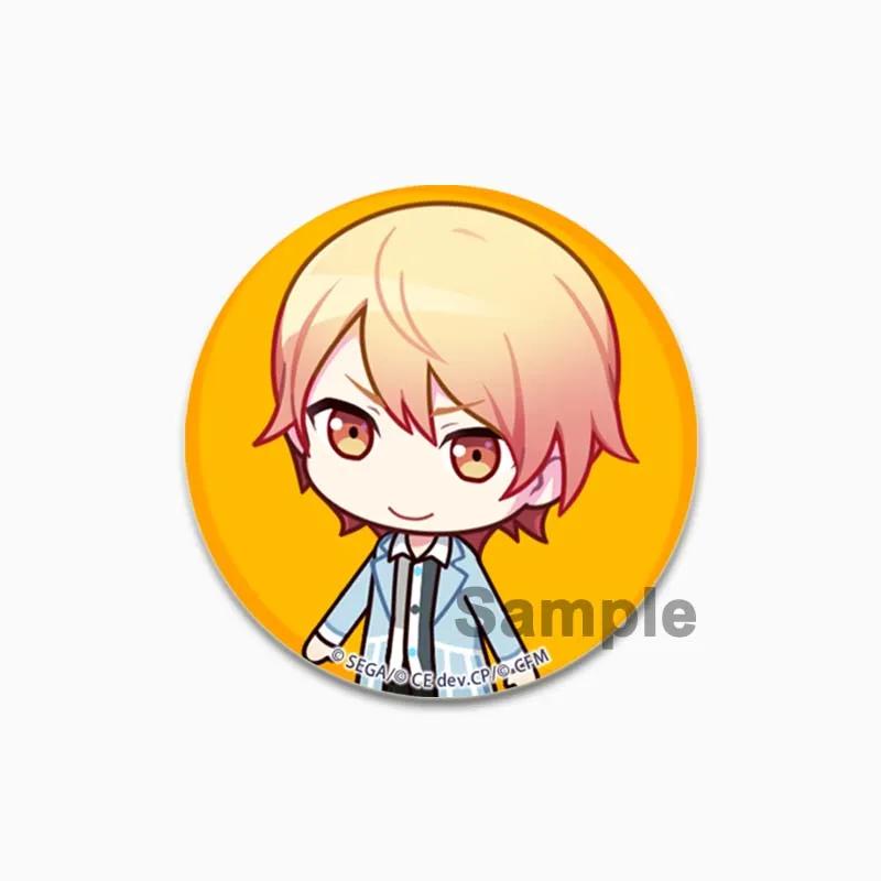 32/44/58mm Hatsune Miku Brooches On Backpack Cosplay Cartoon Badge Saki Tenma Honami Mochizuki Enamel Pins Accessories Gift Jewelry