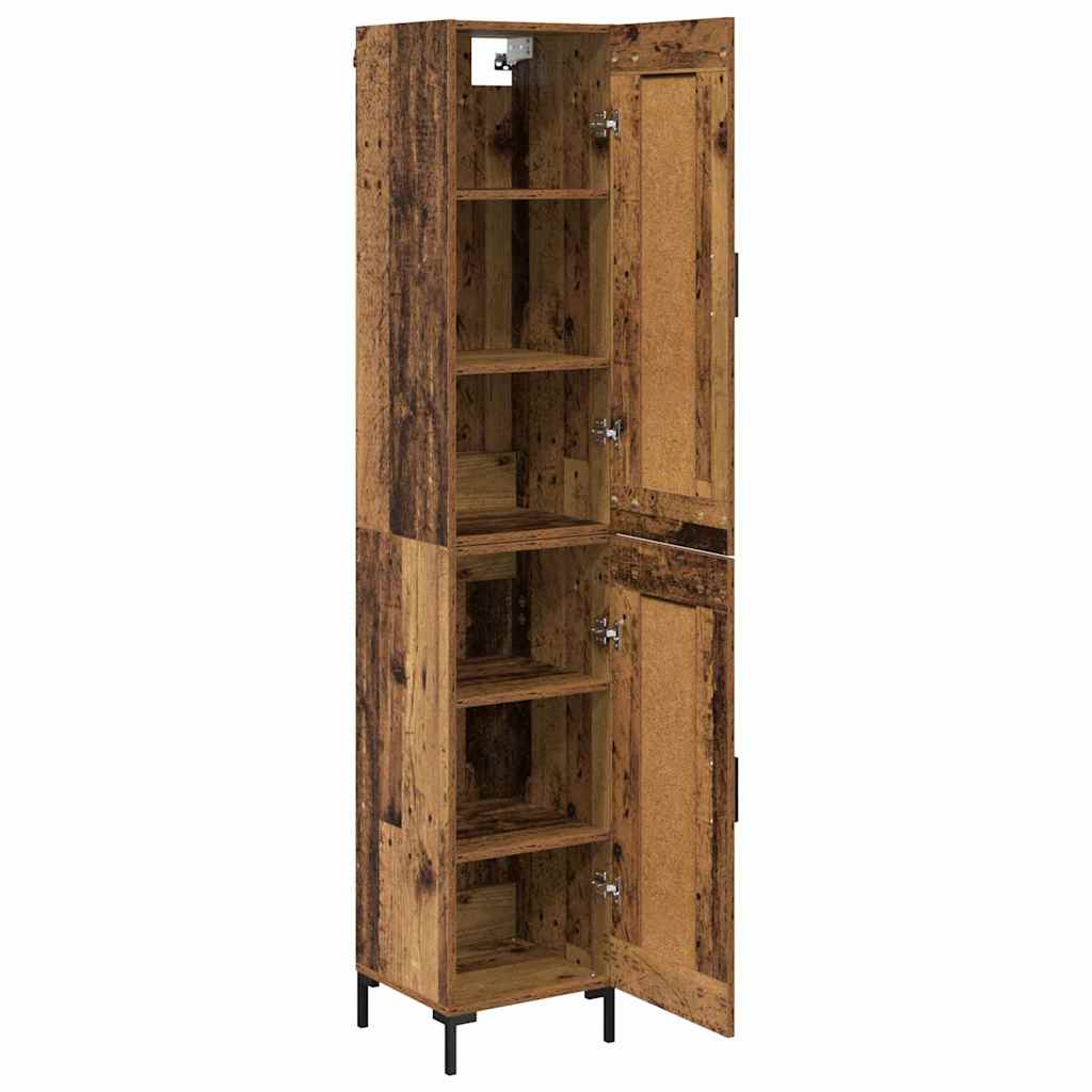 Highboard Reclaimed Wood 34.5 x 34 x 180 cm Particleboard