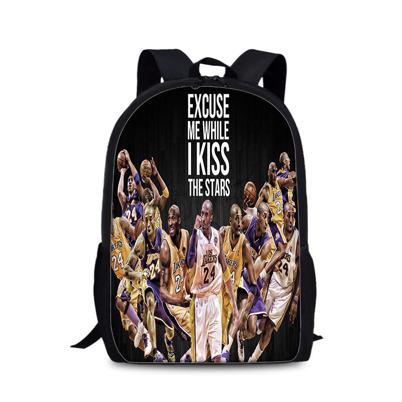 Школьный рюкзак Kobe Bryant из нейлона для повседневного использования и занятий спортом