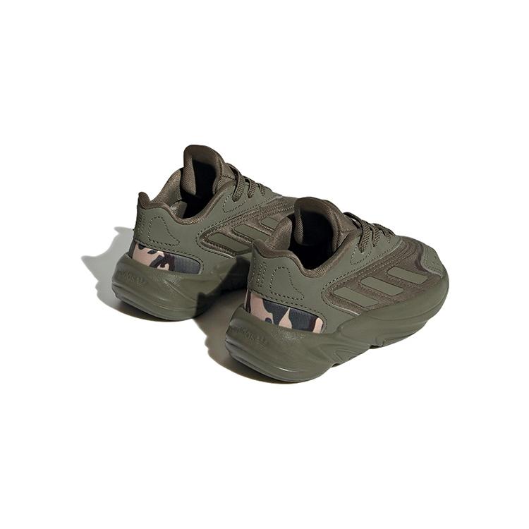 Adidas Originals Ozelia Fabric Low top Kids Lifestyle Shoes Green Infant And Toddler HQ1606