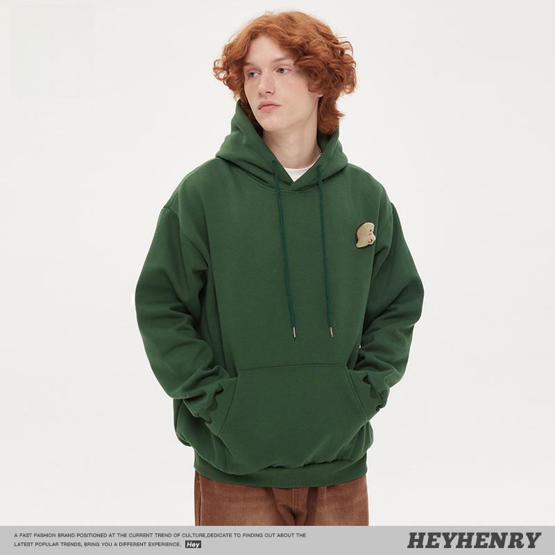 Унисекс-свитер с капюшоном HeyHenry Dinosaur - шикарный осенний плюшевый дизайн