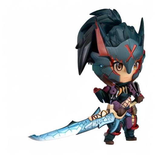 Nendoroid Monster Hunter World: Ледяной Борн Охотник Наргакуга Альфа Версия. Фигурка без шкалы, окрашенная АБС и ПВХ