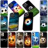 Мягкий чехол для Samsung Galaxy S22 S21 S20 FE Ultra Plus A35 A36 A55 A37 A33 A34 A57 Чехол для телефона Закат Футбольные болельщики
